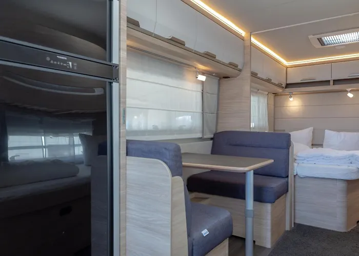 Kemping Camping-sylt Wohnwagen Mit Blick Aufs